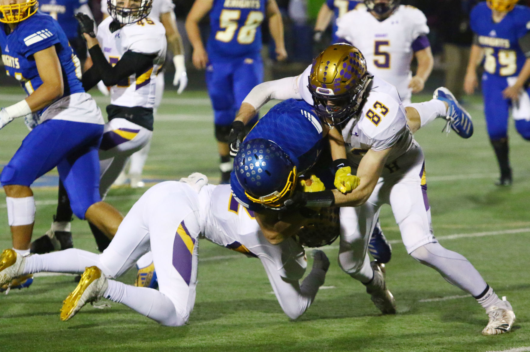 4A football semistate: Hobart vs. East Noble